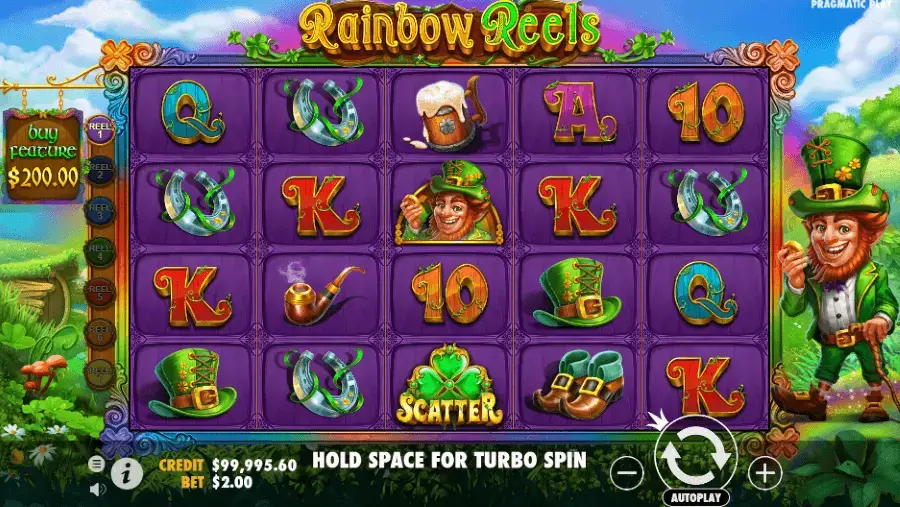 Struktur Payline Rainbow Reels